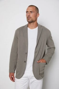 Velvet By Graham & Spencer BENJAMIN COTTON BLEND BLAZER
