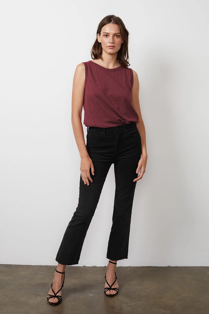 Velvet By Graham & Spencer CANDACE CORDUROY HIGH RISE CROP JEAN Womens 1 Velvet By Graham & Spencer CANDACE CORDUROY HIGH RISE CROP JEAN Womens