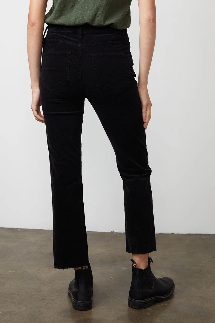 Velvet By Graham & Spencer CANDACE CORDUROY HIGH RISE CROP JEAN Womens 4 Velvet By Graham & Spencer CANDACE CORDUROY HIGH RISE CROP JEAN Womens