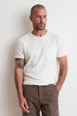 Velvet By Graham & Spencer DAVY DISTRESSED SLUB TEE 15 Velvet By Graham & Spencer DAVY DISTRESSED SLUB TEE