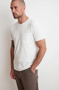 Velvet By Graham & Spencer DAVY DISTRESSED SLUB TEE 14 Velvet By Graham & Spencer DAVY DISTRESSED SLUB TEE