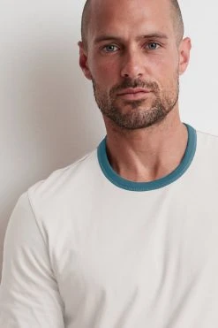 Velvet By Graham & Spencer ELIJAH REVERSIBLE DOUBLE LAYER TEE Mens