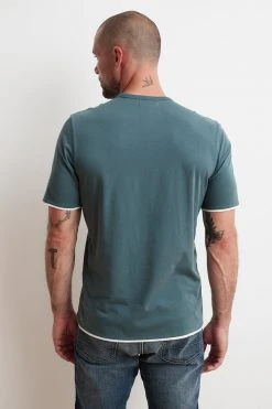 Velvet By Graham & Spencer ELIJAH REVERSIBLE DOUBLE LAYER TEE Mens