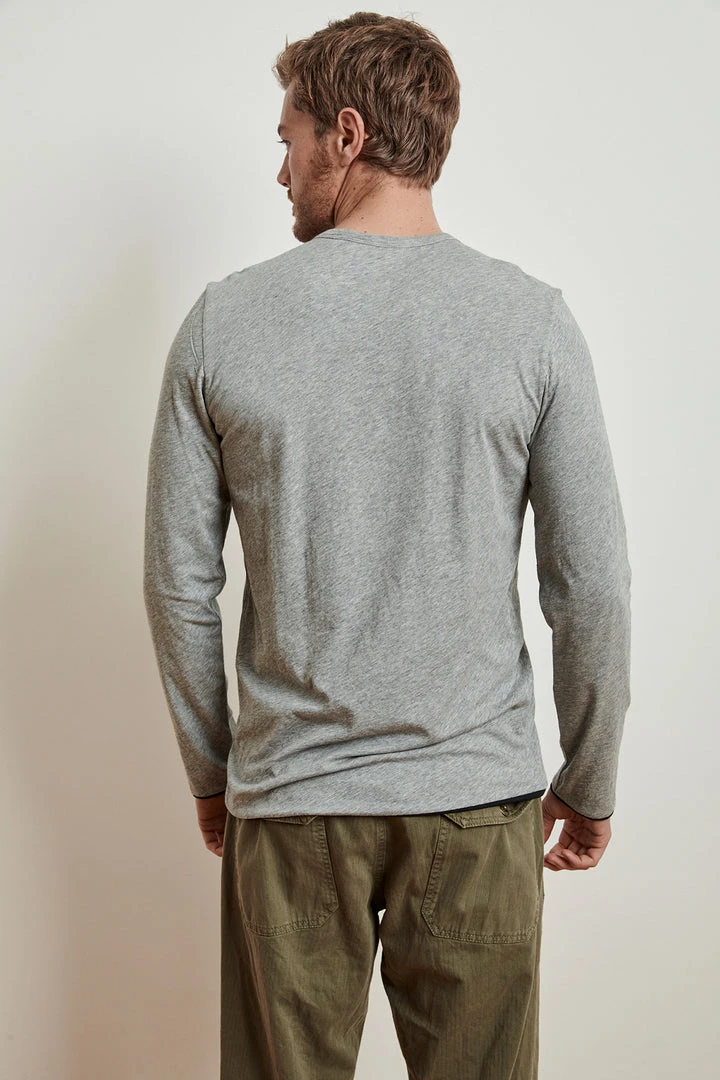 Velvet By Graham & Spencer Mens STEPHEN REVERSIBLE COTTON LONG SLEEVE TEE 7 Velvet By Graham & Spencer Mens STEPHEN REVERSIBLE COTTON LONG SLEEVE TEE