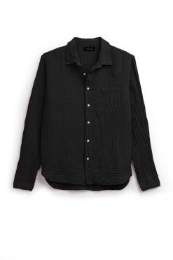 Velvet By Graham & Spencer ELTON COTTON WOVEN BUTTON-UP SHIRT Mens