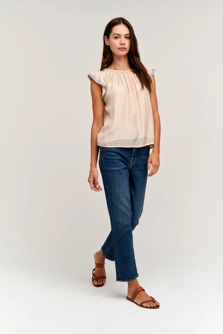 Velvet By Graham & Spencer MILAN CAP SLEEVE BLOUSE 6 Velvet By Graham & Spencer MILAN CAP SLEEVE BLOUSE