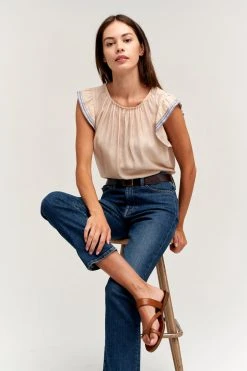 Velvet By Graham & Spencer MILAN CAP SLEEVE BLOUSE 12 Velvet By Graham & Spencer MILAN CAP SLEEVE BLOUSE