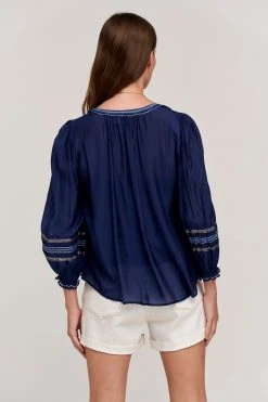 Velvet By Graham & Spencer SANDRA BOHO BLOUSE Womens