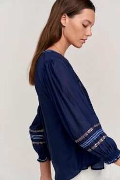 Velvet By Graham & Spencer SANDRA BOHO BLOUSE Womens