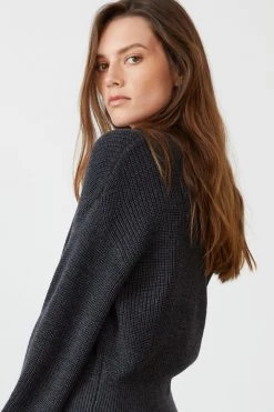 Velvet By Graham & Spencer Womens RILEY BUTTON-UP CARDIGAN