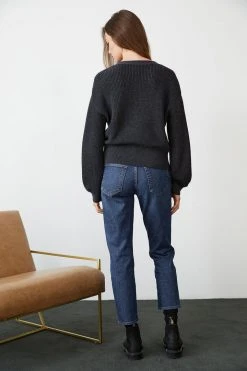 Velvet By Graham & Spencer Womens RILEY BUTTON-UP CARDIGAN