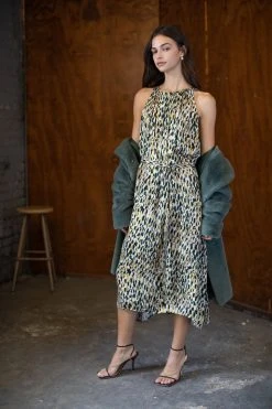 Velvet By Graham & Spencer EDANA PRINTED MAXI DRESS Womens