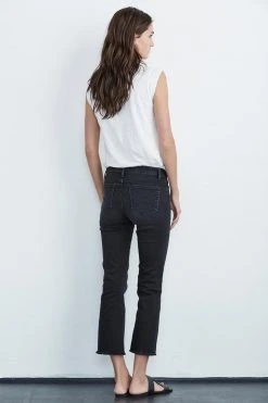 Velvet By Graham & Spencer TWIGGY HIGH RISE CROP JEAN 7 Velvet By Graham & Spencer TWIGGY HIGH RISE CROP JEAN