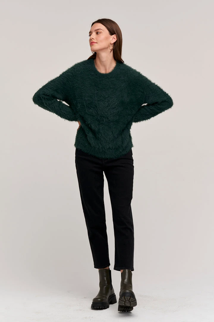 Velvet By Graham & Spencer Womens RAY CREW NECK SWEATER 9 Velvet By Graham & Spencer Womens RAY CREW NECK SWEATER