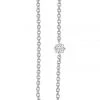 Sloan Studio WHITE SAPPHIRE FLOATING NECKLACE BY SLOAN Accessories