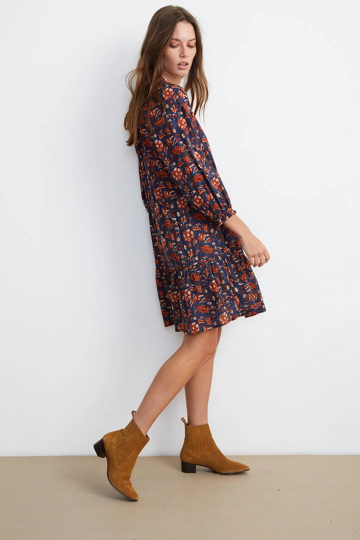 Velvet By Graham & Spencer Womens SHOSHANA PRINTED DRESS 2 Velvet By Graham & Spencer Womens SHOSHANA PRINTED DRESS