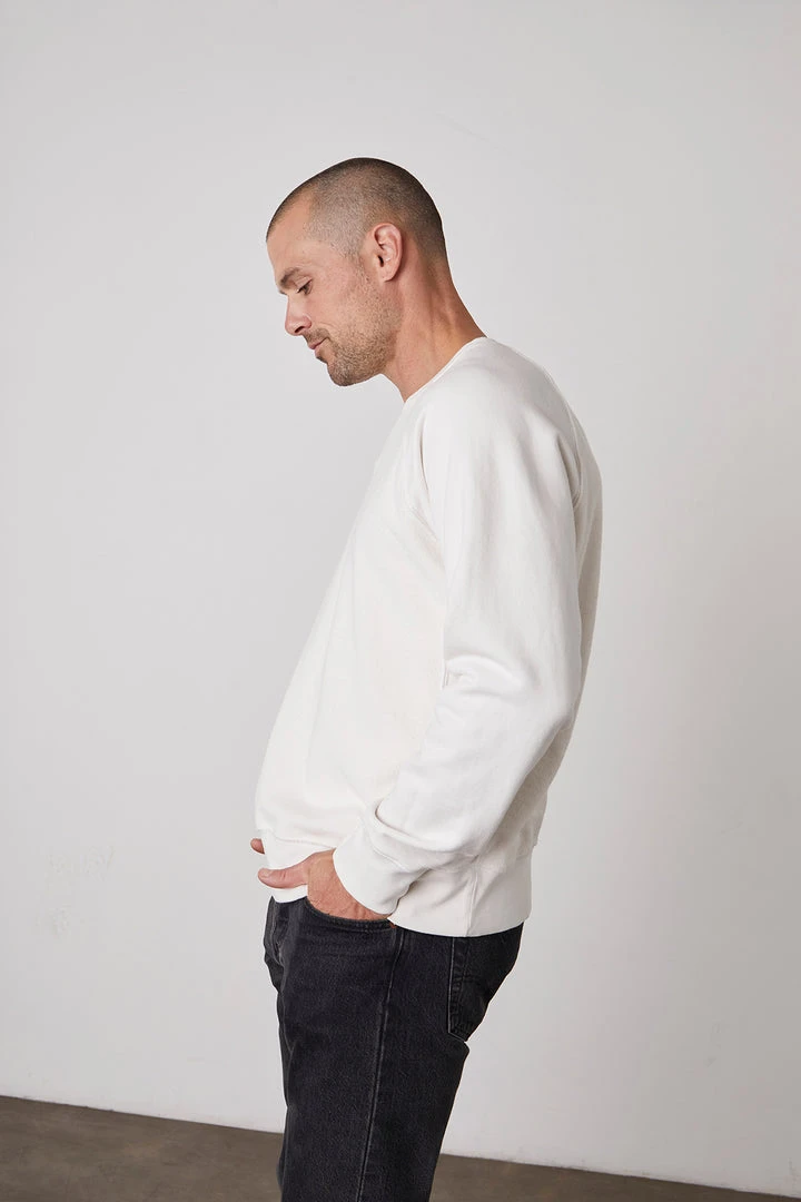 Velvet By Graham & Spencer DRAKE CREW NECK SWEATSHIRT Mens 8 Velvet By Graham & Spencer DRAKE CREW NECK SWEATSHIRT Mens