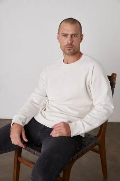 Velvet By Graham & Spencer DRAKE CREW NECK SWEATSHIRT Mens 20 Velvet By Graham & Spencer DRAKE CREW NECK SWEATSHIRT Mens