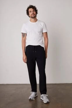 Velvet By Graham & Spencer JEREMIAH DRAWSTRING SWEATPANT Mens 7 Velvet By Graham & Spencer JEREMIAH DRAWSTRING SWEATPANT Mens