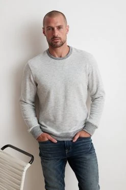Velvet By Graham & Spencer TEDDIE FRENCH TERRY SWEATSHIRT Mens