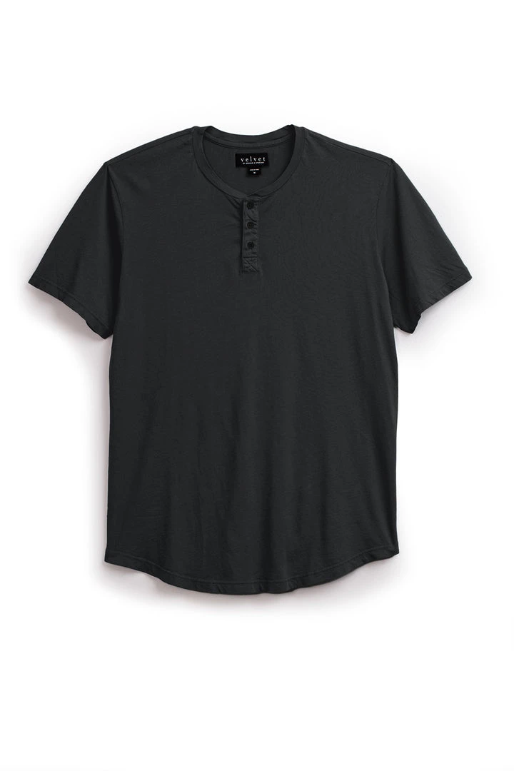 Velvet By Graham & Spencer FULTON SHORT SLEEVE HENLEY Mens 20 Velvet By Graham & Spencer FULTON SHORT SLEEVE HENLEY Mens