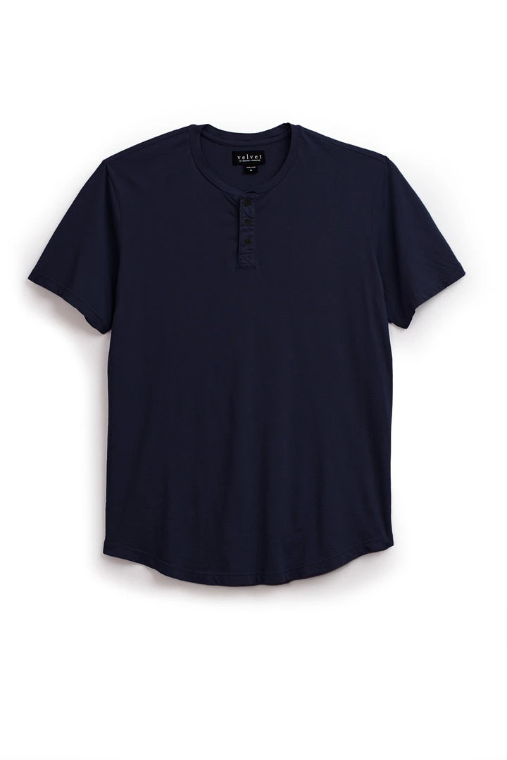 Velvet By Graham & Spencer FULTON SHORT SLEEVE HENLEY Mens 15 Velvet By Graham & Spencer FULTON SHORT SLEEVE HENLEY Mens