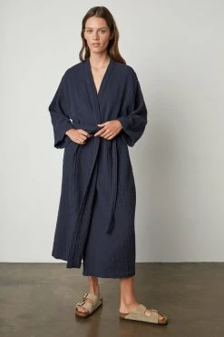 Jenny Graham Home COTTON GAUZE ROBE
