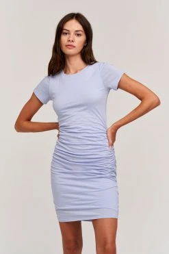 Velvet By Graham & Spencer CAILEY SHIRRED SEAM MINI DRESS