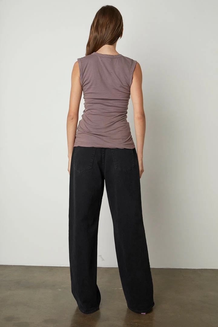 Velvet By Graham & Spencer Womens ESTINA GAUZY WHISPER FITTED TANK TOP 3 Velvet By Graham & Spencer Womens ESTINA GAUZY WHISPER FITTED TANK TOP