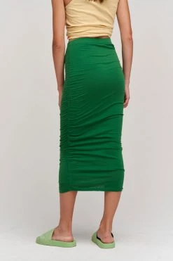 Velvet By Graham & Spencer LISA SHIRRED SEAM SKIRT 9 Velvet By Graham & Spencer LISA SHIRRED SEAM SKIRT