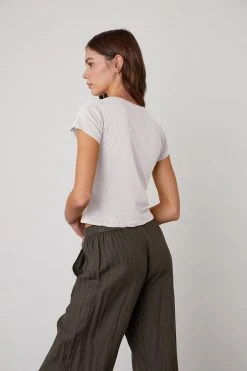 Velvet By Graham & Spencer Womens LOLA LINEN PANT 65 Velvet By Graham & Spencer Womens LOLA LINEN PANT