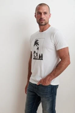 Velvet By Graham & Spencer FLYNN SURF GRAPHIC TEE Mens