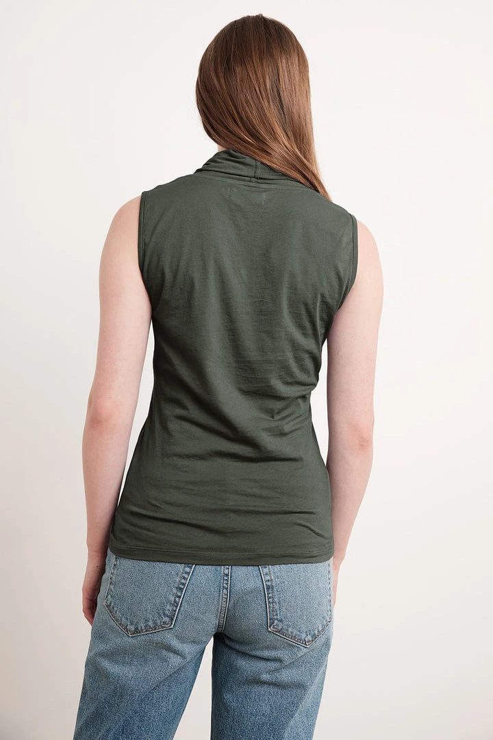 Velvet By Graham & Spencer ADELISE GAUZY WHISPER FITTED WRAP TANK Womens 14 Velvet By Graham & Spencer ADELISE GAUZY WHISPER FITTED WRAP TANK Womens