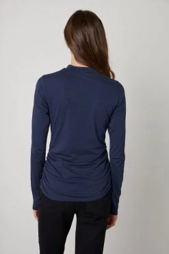 Velvet By Graham & Spencer ALANA MOCK NECK TEE