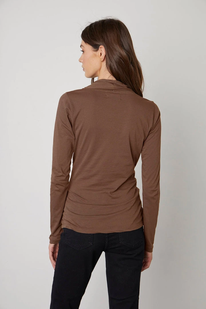 Velvet By Graham & Spencer MERI WRAP FRONT FITTED TOP 4 Velvet By Graham & Spencer MERI WRAP FRONT FITTED TOP