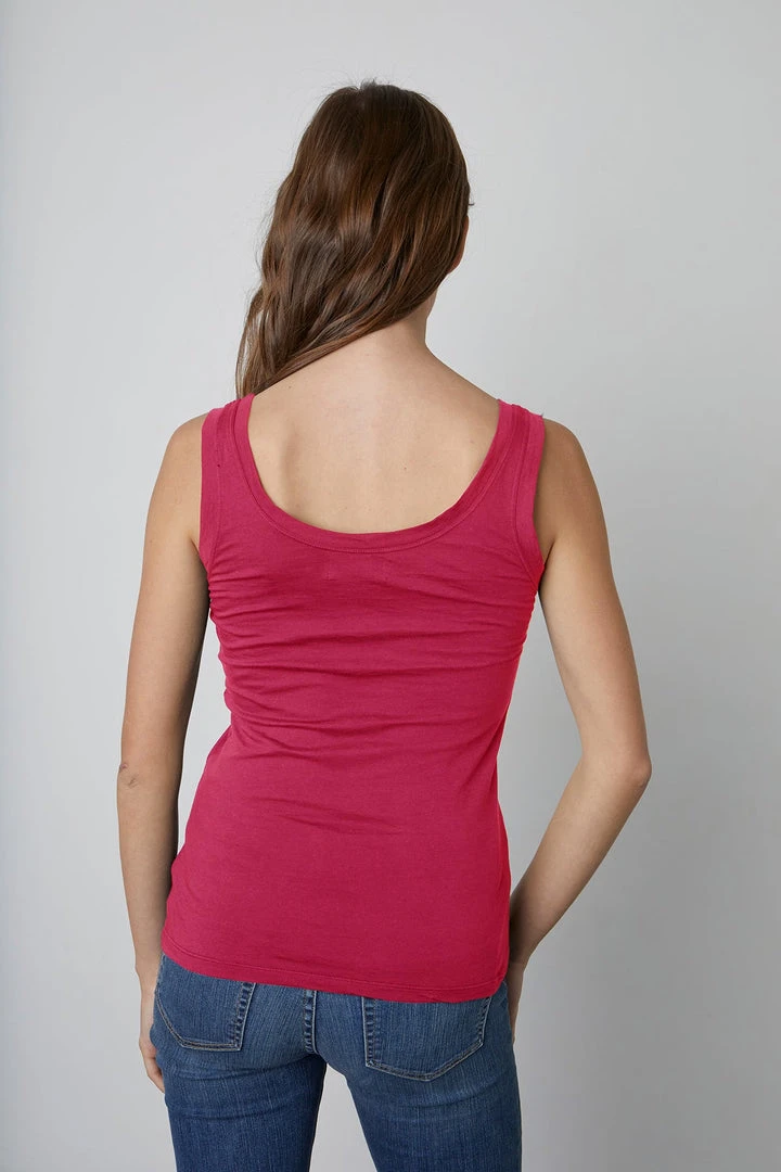 Velvet By Graham & Spencer MOSSY GAUZY WHISPER FITTED TANK 17 Velvet By Graham & Spencer MOSSY GAUZY WHISPER FITTED TANK