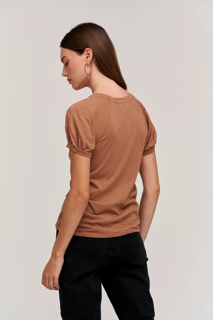 Velvet By Graham & Spencer STACY RAGLAN PUFF SLEEVE TEE 4 Velvet By Graham & Spencer STACY RAGLAN PUFF SLEEVE TEE