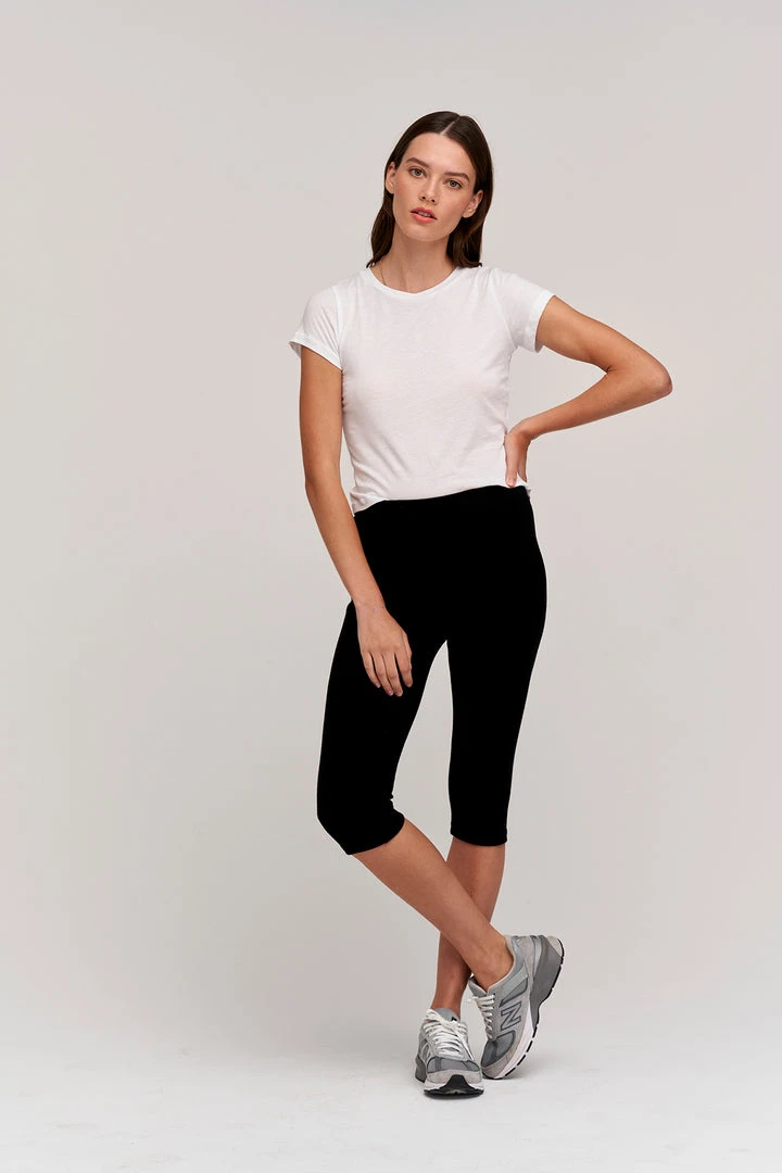 Velvet By Graham & Spencer Womens MYRA CROPPED LEGGINGS 4 Velvet By Graham & Spencer Womens MYRA CROPPED LEGGINGS