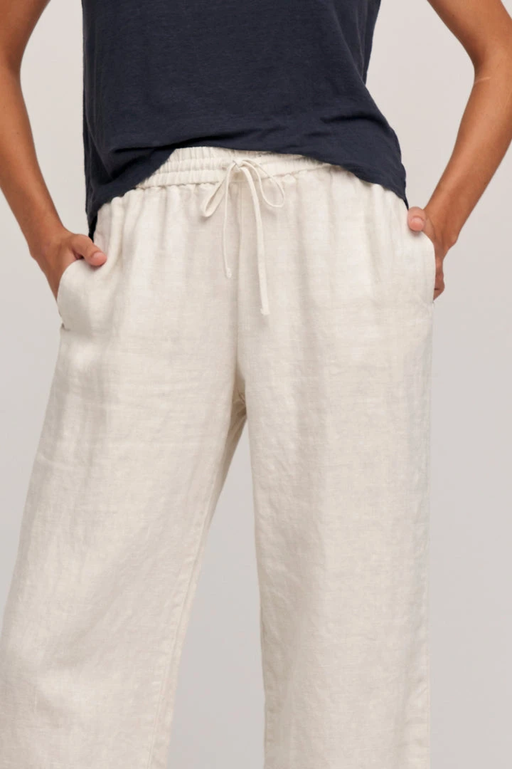 Velvet By Graham & Spencer GWYNETH HEAVY LINEN PANT 4 Velvet By Graham & Spencer GWYNETH HEAVY LINEN PANT