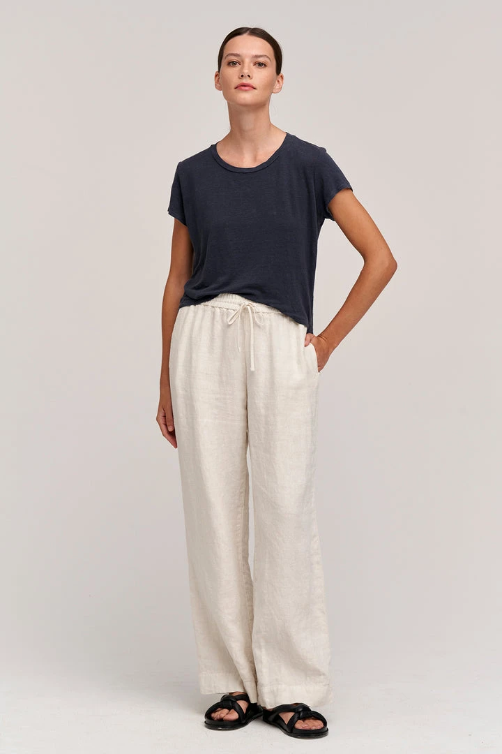 Velvet By Graham & Spencer GWYNETH HEAVY LINEN PANT 1 Velvet By Graham & Spencer GWYNETH HEAVY LINEN PANT