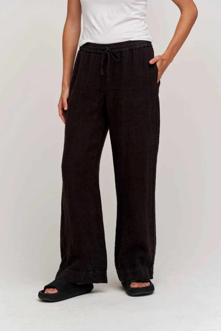 Velvet By Graham & Spencer GWYNETH HEAVY LINEN PANT 5 Velvet By Graham & Spencer GWYNETH HEAVY LINEN PANT