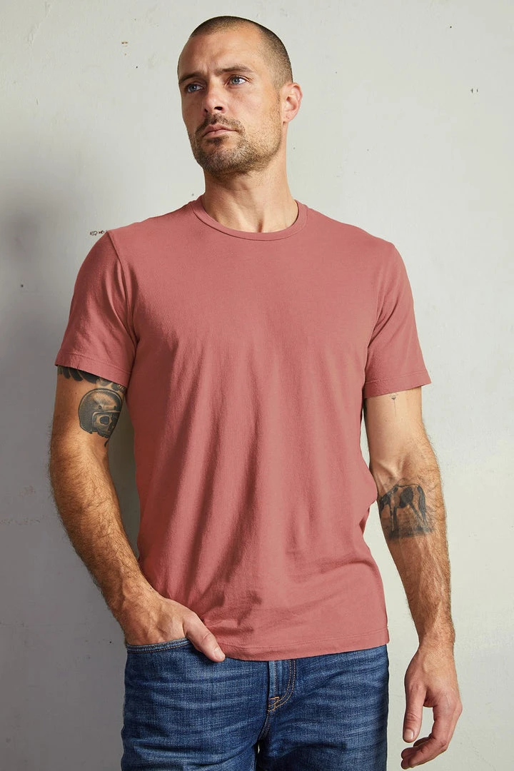 Velvet By Graham & Spencer HOWARD WHISPER CLASSIC CREW NECK TEE 1 Velvet By Graham & Spencer HOWARD WHISPER CLASSIC CREW NECK TEE