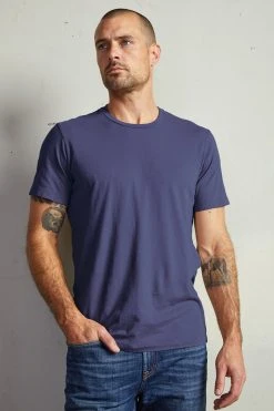 Velvet By Graham & Spencer HOWARD WHISPER CLASSIC CREW NECK TEE Mens