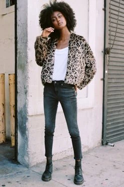 Velvet By Graham & Spencer Womens ANNE LUX FAUX FUR JACKET 15 Velvet By Graham & Spencer Womens ANNE LUX FAUX FUR JACKET