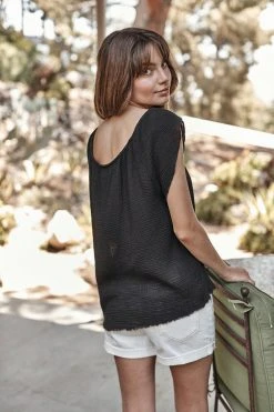 Velvet By Graham & Spencer Womens ANELLA COTTON GAUZE BLOUSE 14 Velvet By Graham & Spencer Womens ANELLA COTTON GAUZE BLOUSE