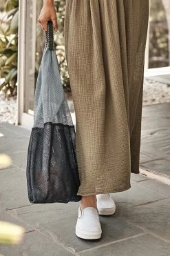 Velvet By Graham & Spencer COLORBLOCK MESH HOBO BAG BY EPICE Womens