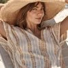 Velvet By Graham & Spencer BEVERLY STRAW SUN HAT Womens