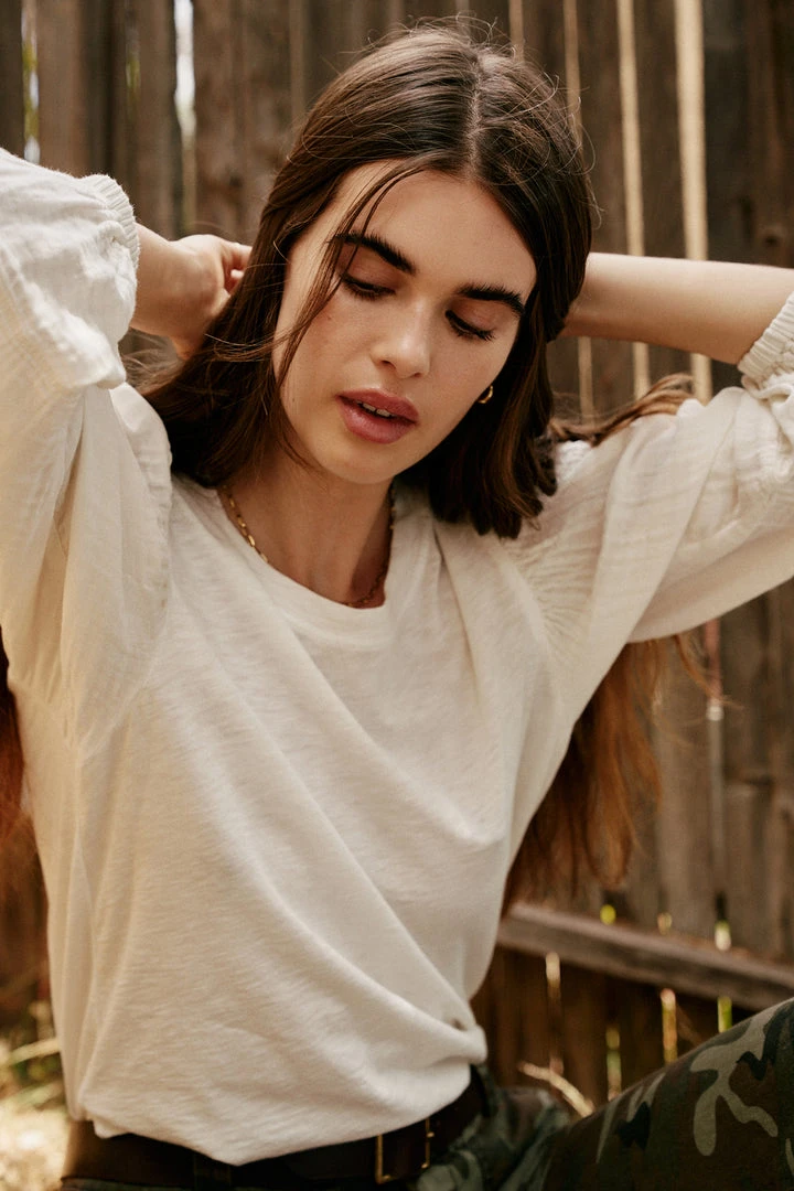 Velvet By Graham & Spencer JAYLA PUFF SLEEVE TOP 2 Velvet By Graham & Spencer JAYLA PUFF SLEEVE TOP