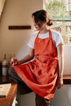 Jenny Graham Home LINEN APRON Womens