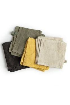 Jenny Graham Home LINEN COASTERS (SET OF 4)
